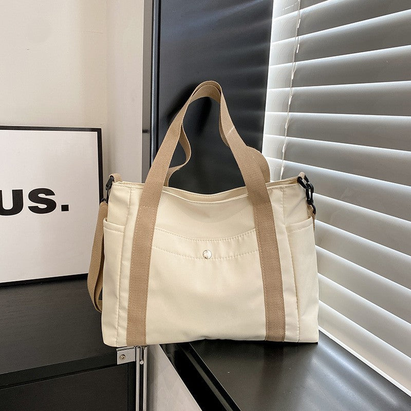 Durable Versatile Women's Canvas Shopping Commuter Women's Shoulder Bag