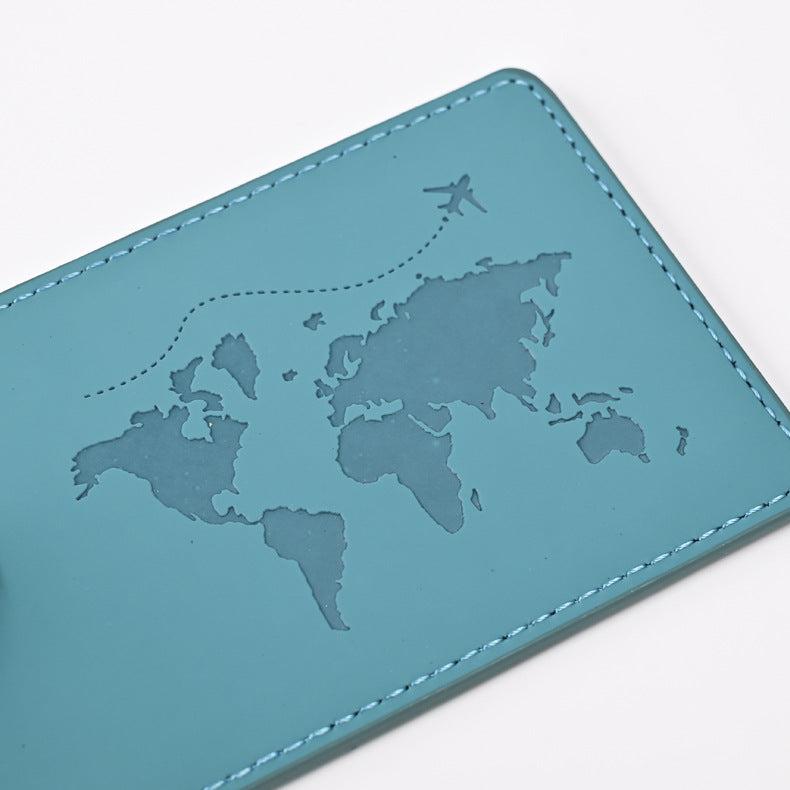 Changing Map Style Passport Cover Tag Card Holder