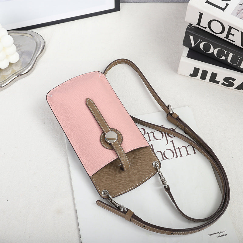 Genuine Leather Lightweight Summer Exquisite Mini Phone Bags