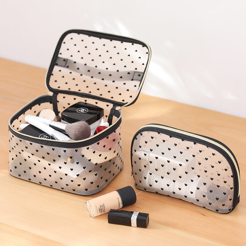 Waterproof Buggy Love Flocking Mesh Transparent Lock