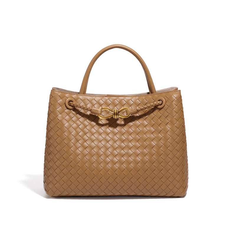 Women's Retro Large Capacity For Hand-woven Fashion Handbags