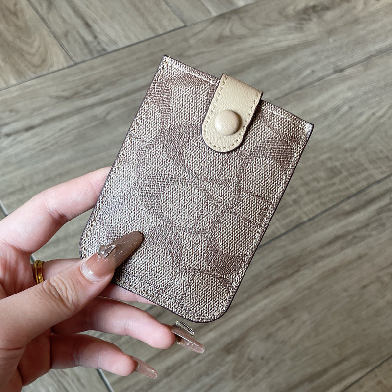 Women's Exquisite Style Niche High Sense Holding Card Holder