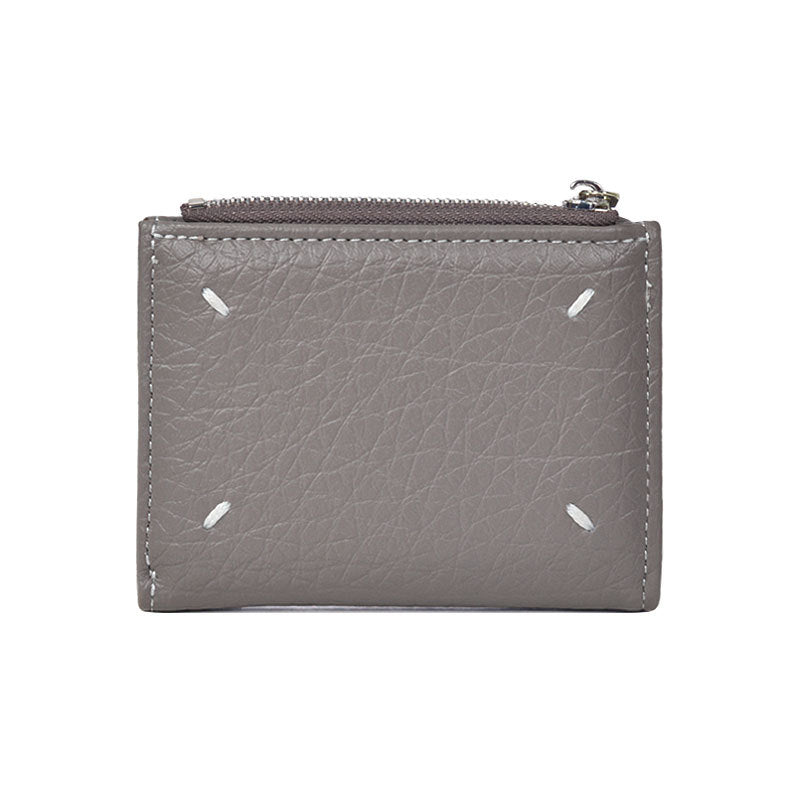 Women's & Men's & Style Authentic Leather Tactile Feel Black Purses