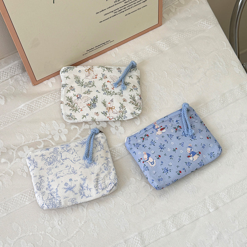 Korean Style Fresh Portable Mini Buggy Cosmetics Cosmetic Bags