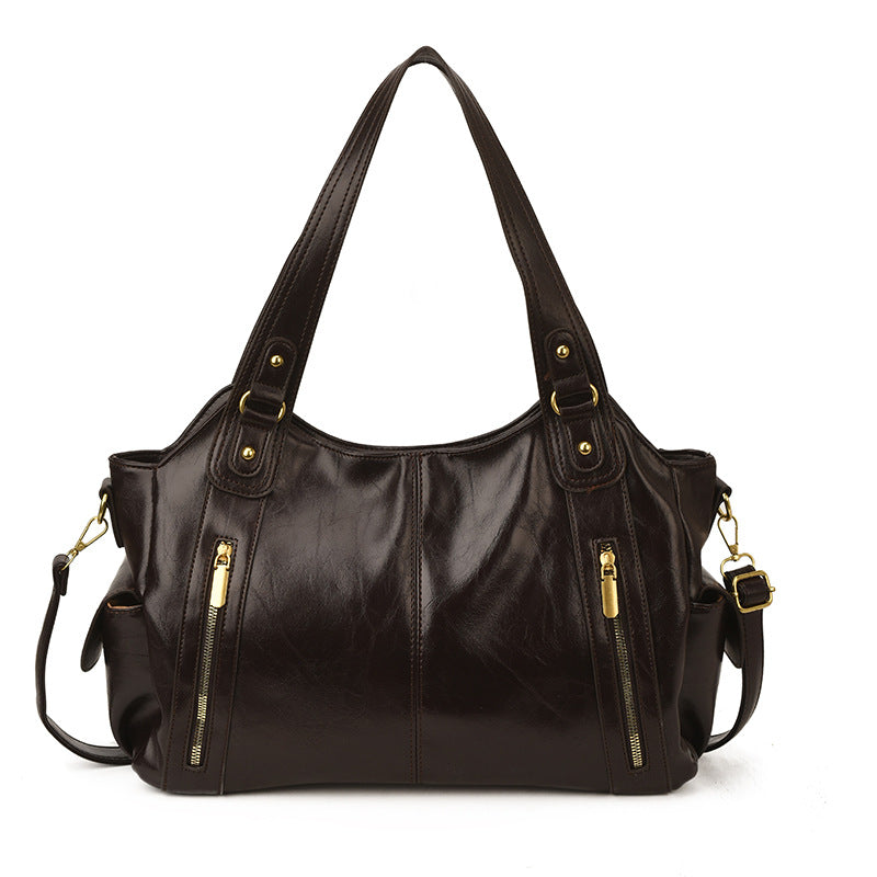 Women's Retro Fashion Large Capacity Western Style Simple Women's Shoulder Bag