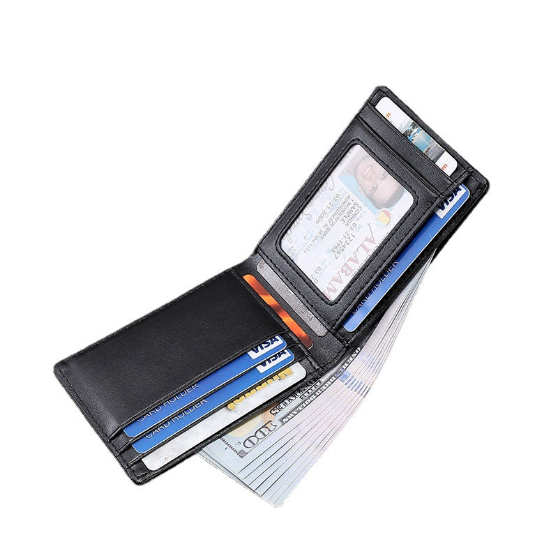 Men's Positioning Genuine Leather Usd Short First Men's Wallet