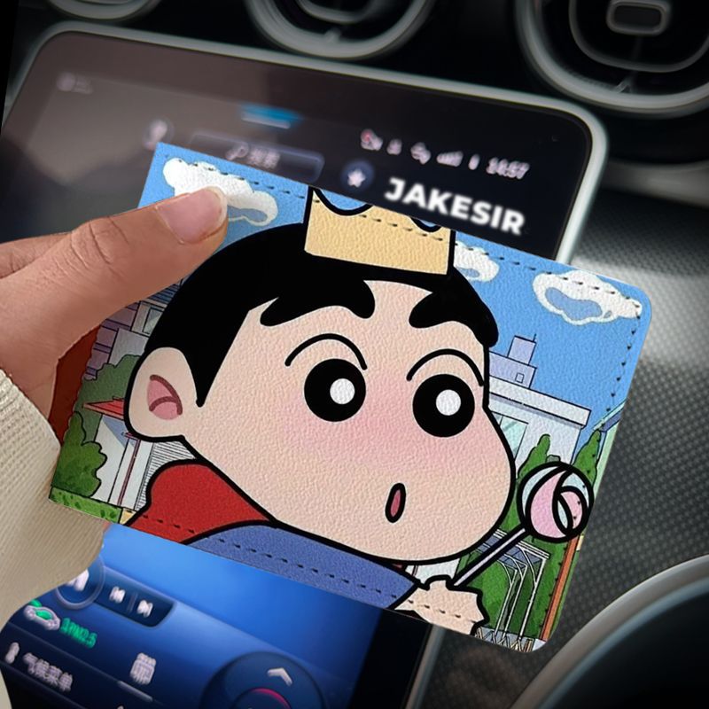 Crayon Driving License Protective Cover Motor Vehicle Card Holder