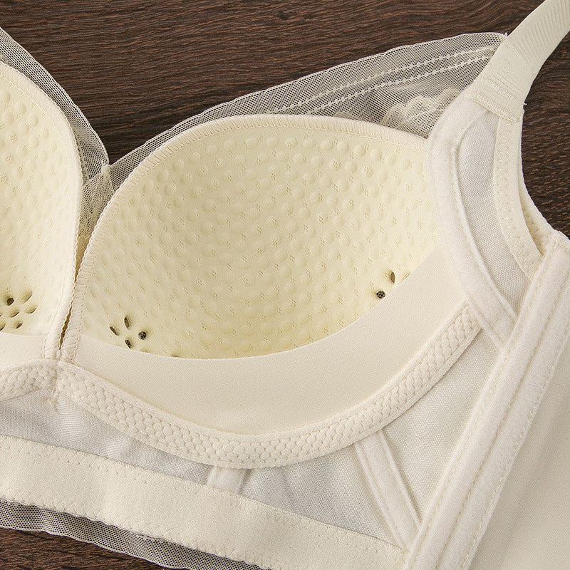 Women's Thin Breathable Push Up Massage Mesh Bras