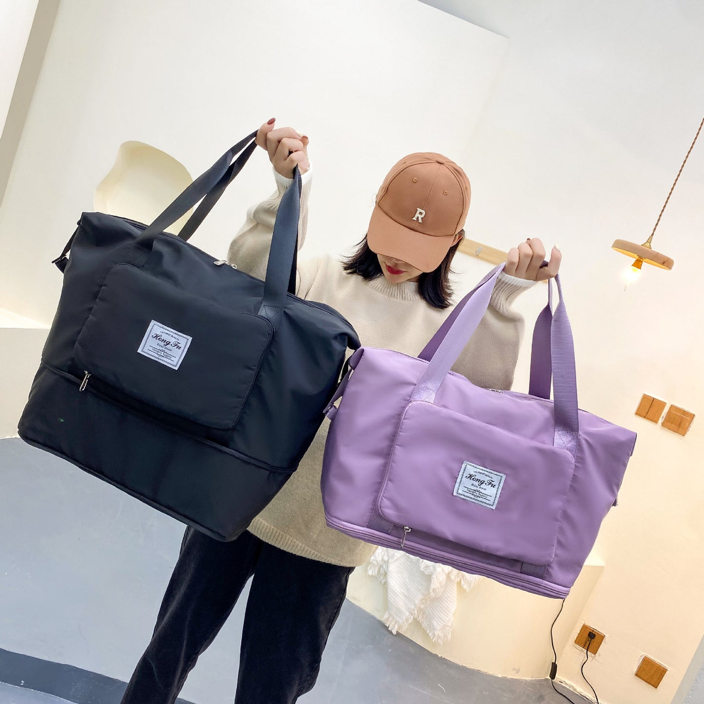 Women's Big Maternity Buggy Large Capacity Short Travel Bags