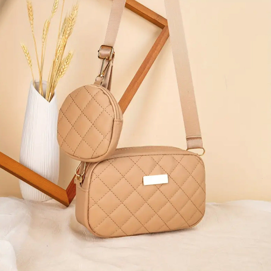 Women's Luxury Minority Fashion Two-piece Suit Simple Commute Women's Messenger Bag