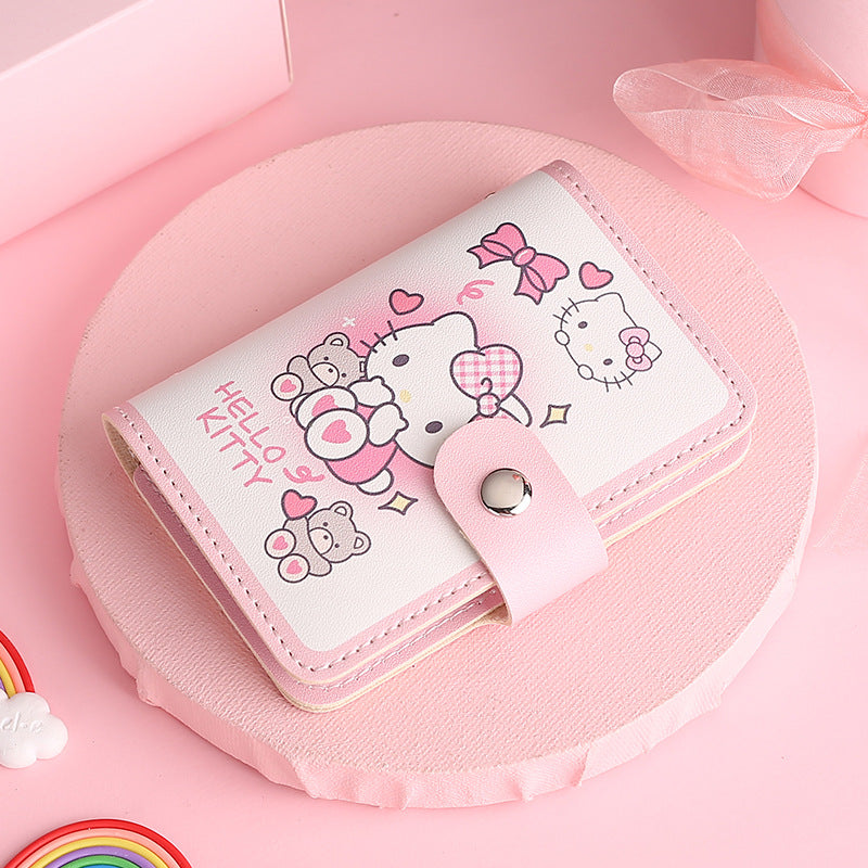 Women's & Men's & Cartoon Cute Personality Large Capacity Card Holder