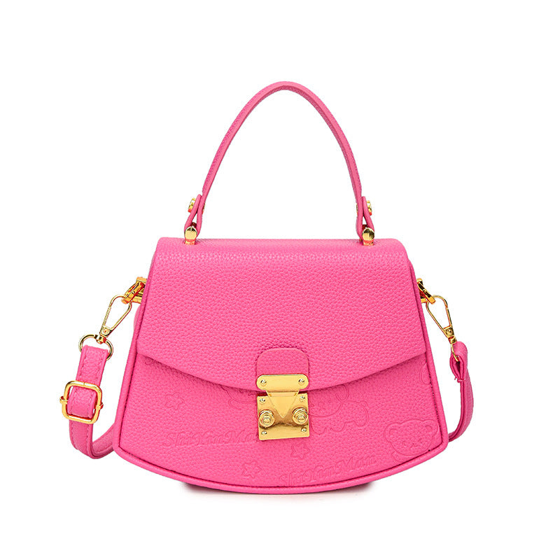 Style Sandwich Pocket Chain Soft Surface Women's Shoulder Bag