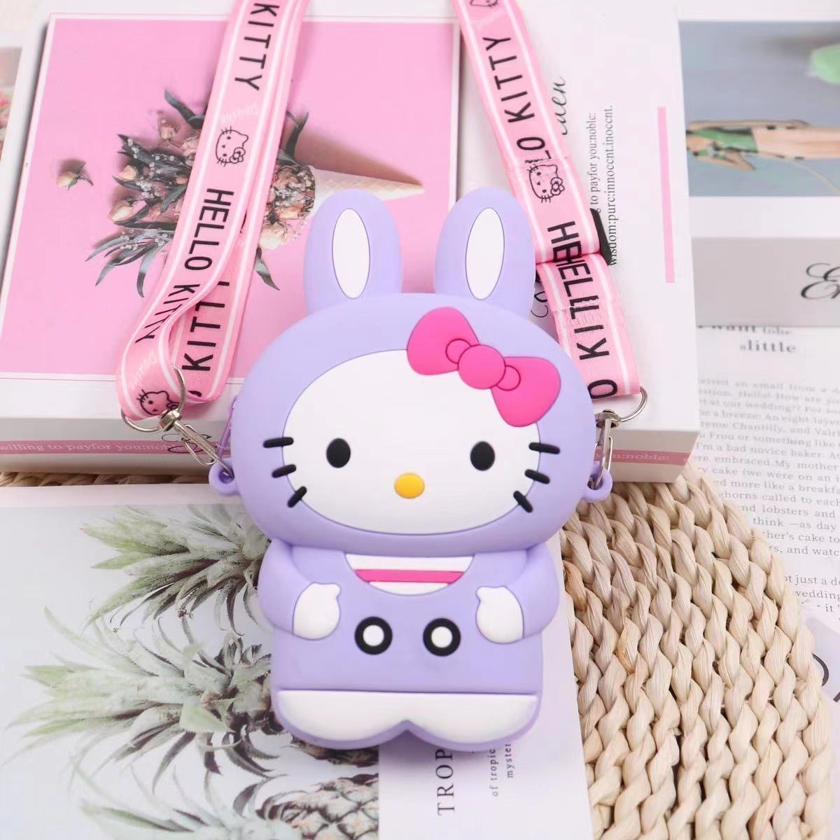 Stall Cartoon Silicone Soft Western Style Backpacks