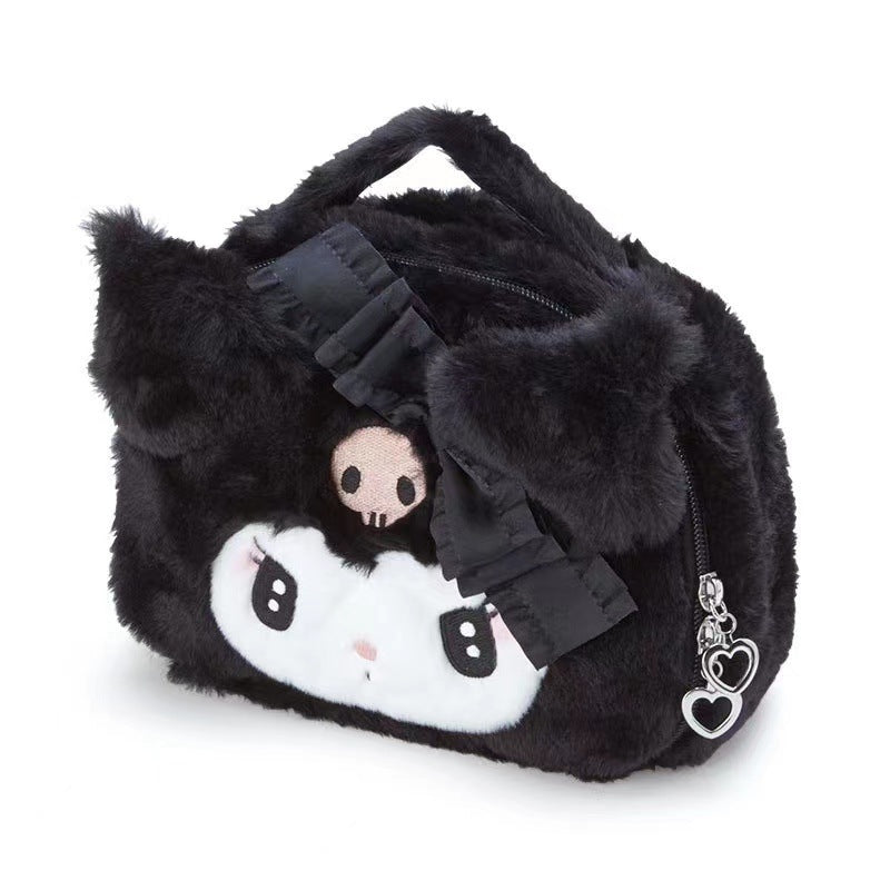Cartoon Clow Melody Plush Doll Wash Cosmetic Bags