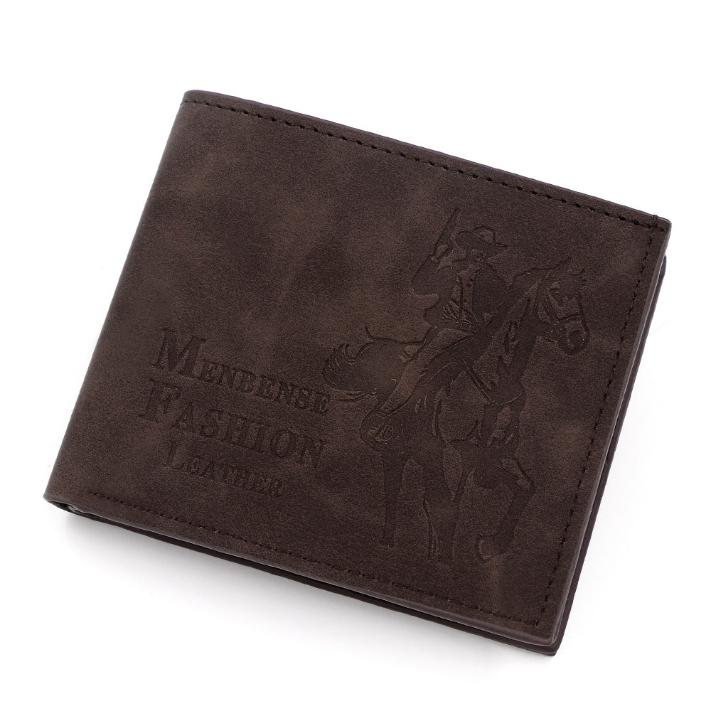 Men's Creative Retro Hunter Short Open Men's Wallet