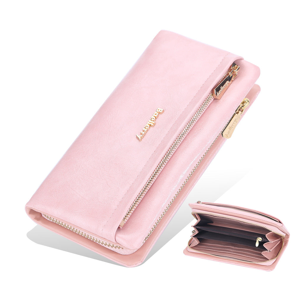 Women's Long Korean Clutch Fashionable Mobile Ladies Wallets