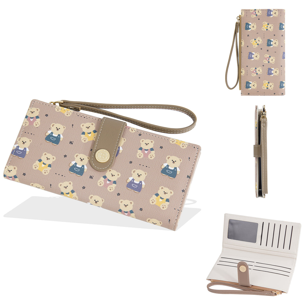 Women's Multiple Slots Portable High Sense Simple Ladies Wallet