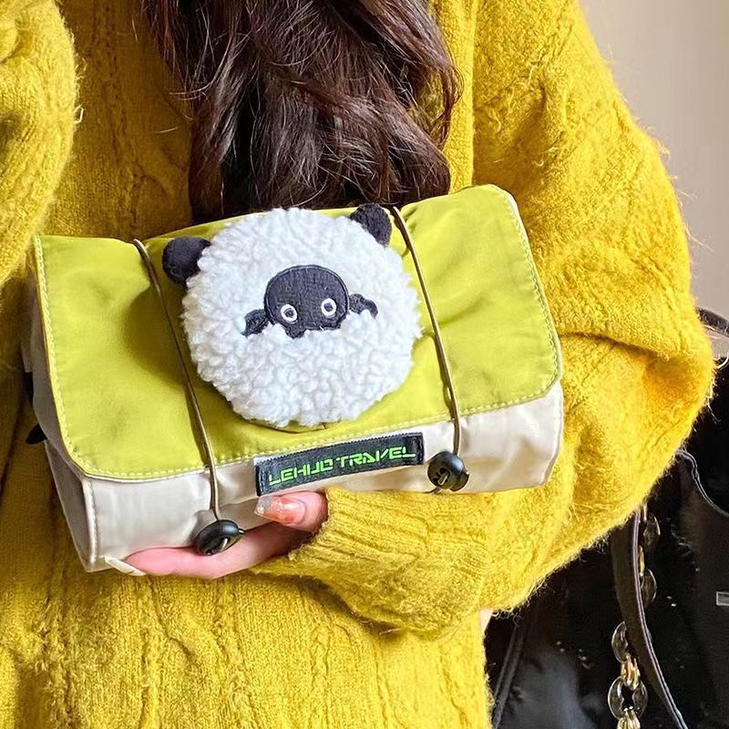 High Quality Cartoon Washing Cute Portable Large Capacity Lash Makeup Bag