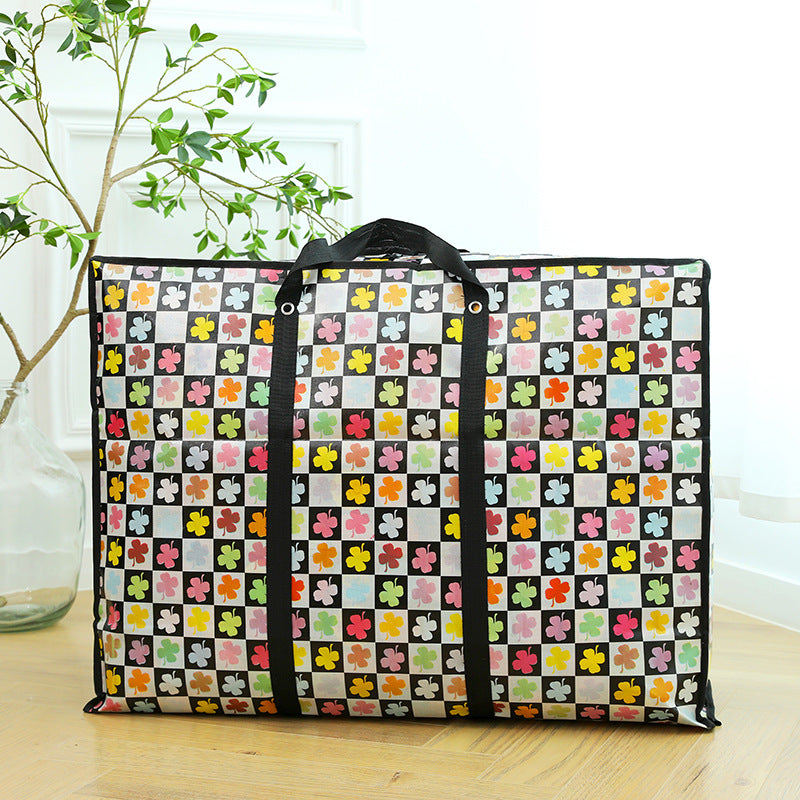 Film Perforated Folding Moving Waterproof Plastic Travel Bags