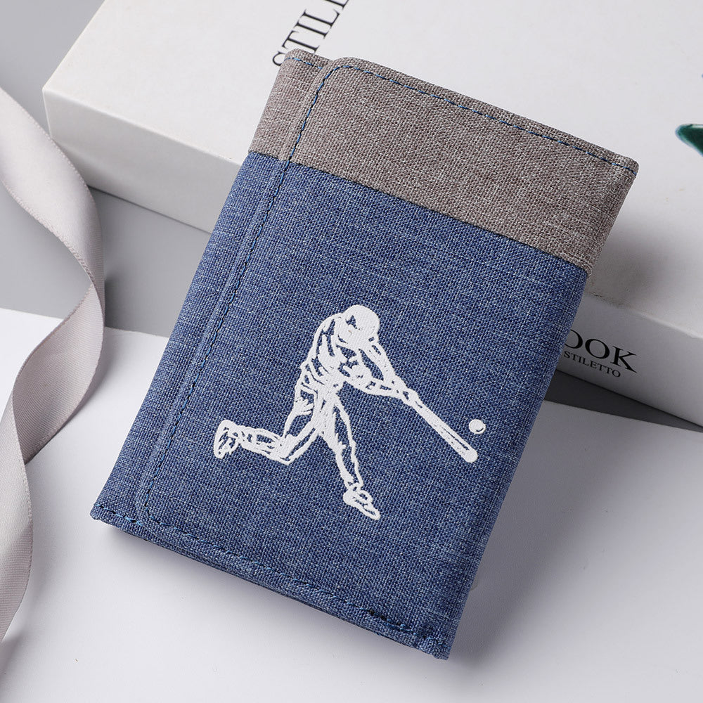 Women's & Men's & Canvas Folding Multiple Slots Minority Men's Wallets