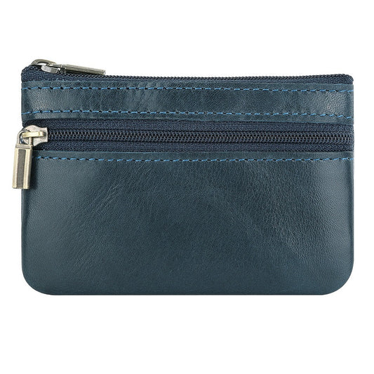 Leather Zipper Creative Korean Version Crazy Men's Wallets