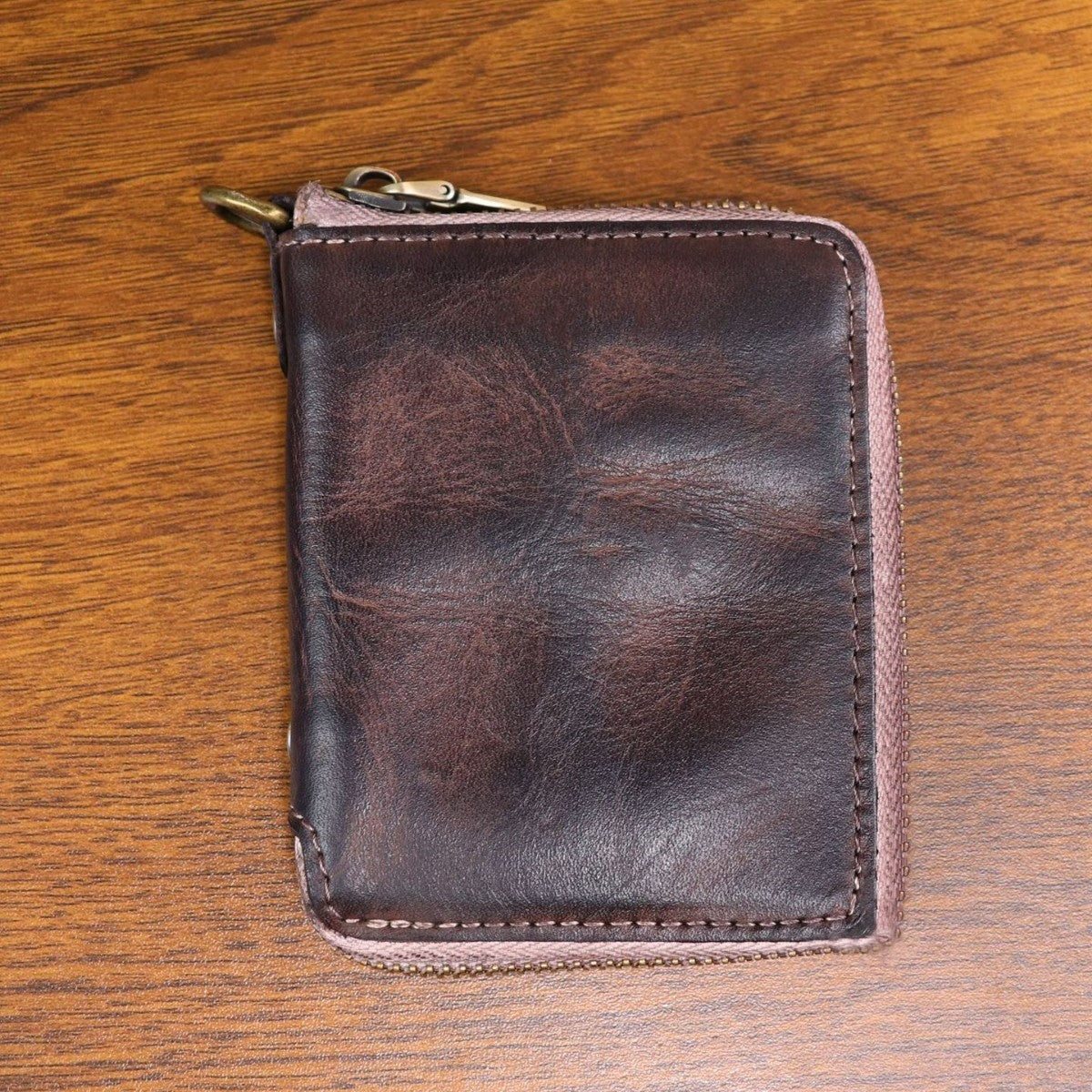 Men's Short Genuine Leather Simple Vertical First Layer Cowhide Men's Wallet