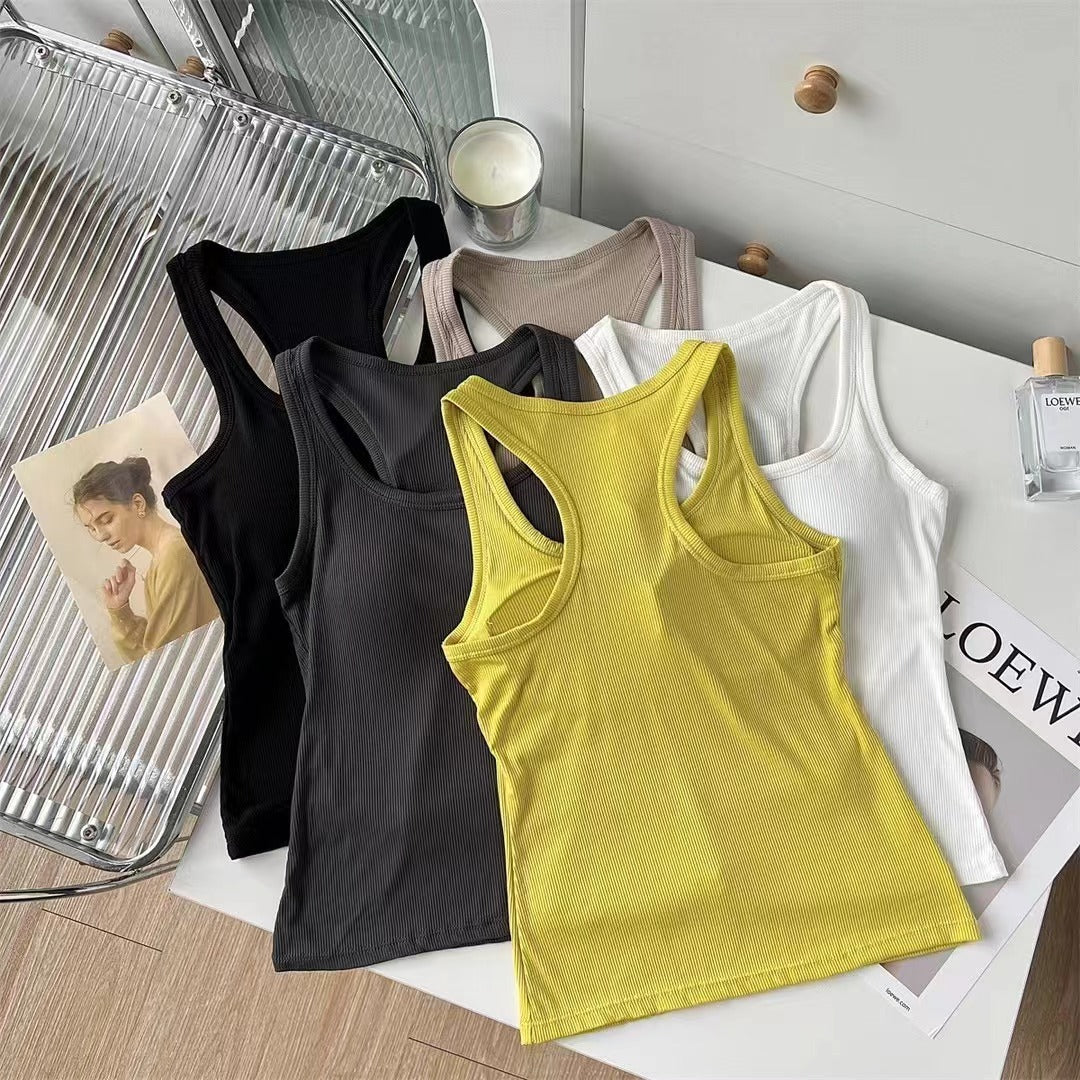 Women's Irregular Fashion Short Outerwear Camisole Summer Top With Tanks Camis