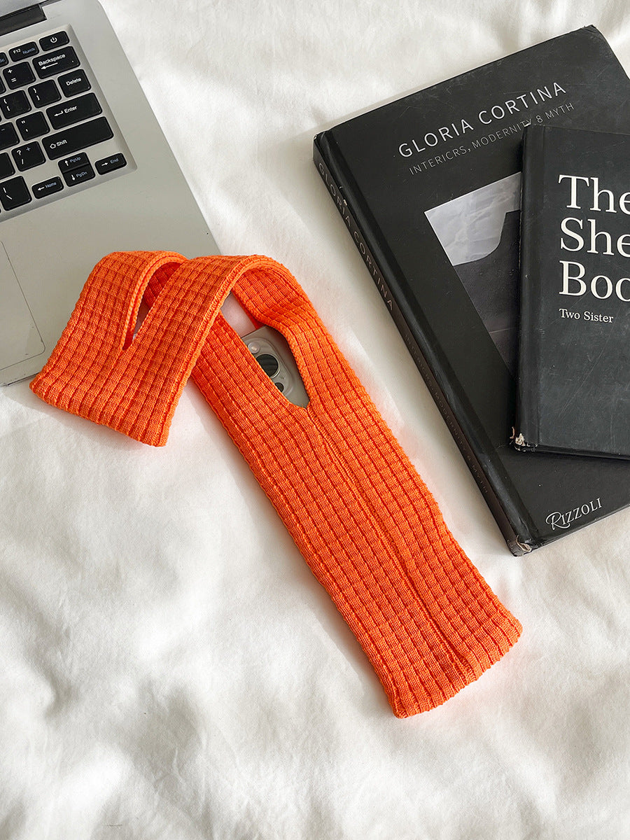 Knitted Apple Mobile Street Fashion Trends Accessories
