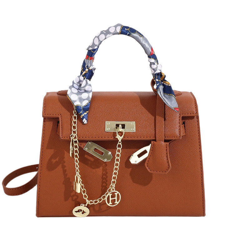 Women's Simple Fashion Silk Scarf Kelly Handbags