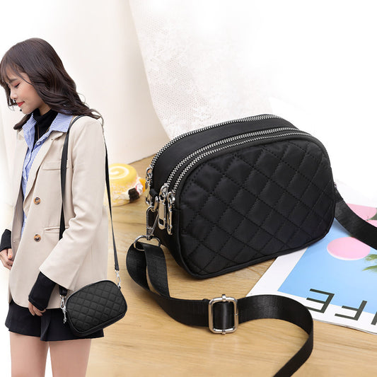 Women's For Rhombus Trendy Fashion Waterproof Nylon Bags