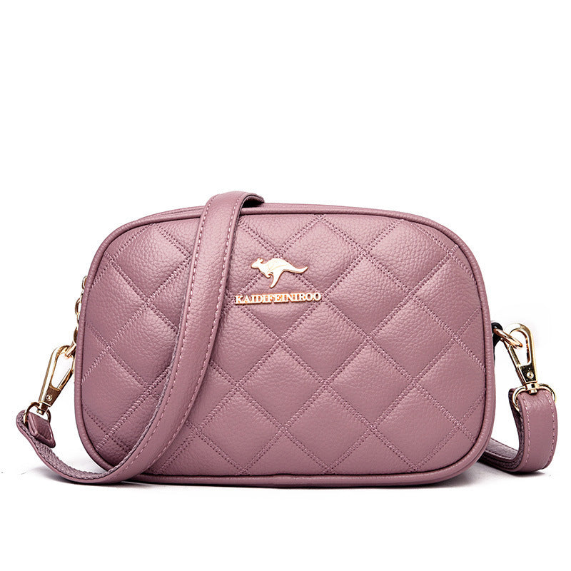 Stylish Women's Fashion Diamond Embroidery Thread Shoulder Bags