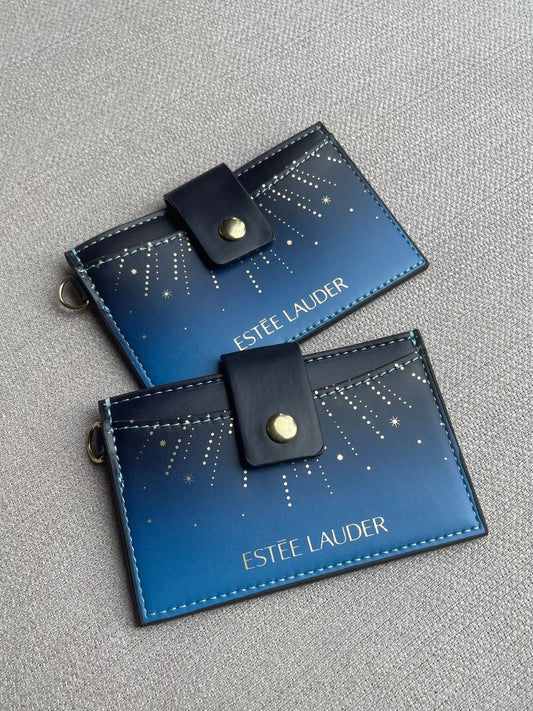 Original Order Good-looking Gradient Blue Starry Sky Document Card Holder
