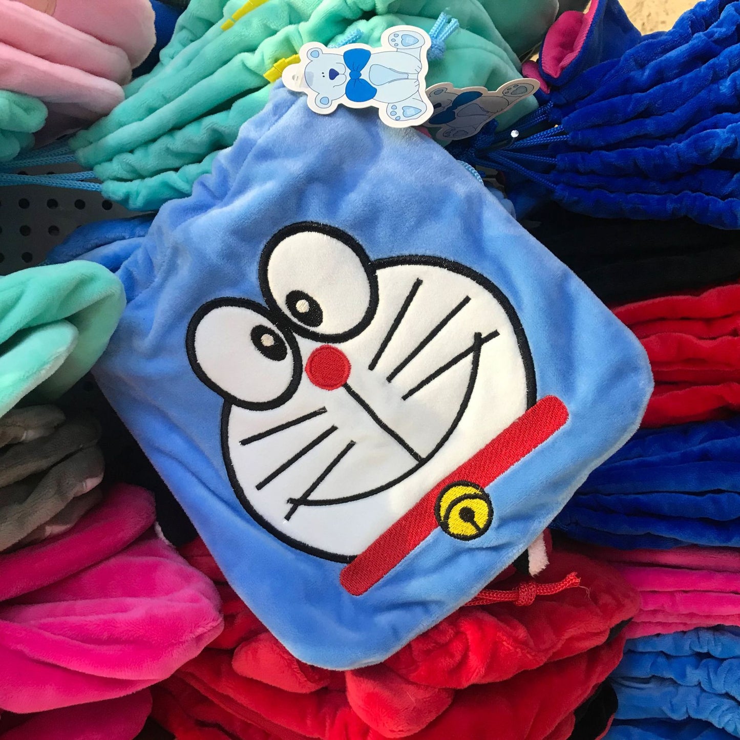 Women's & Men's & Plush Cute Drawstring Korean Mobile Bags