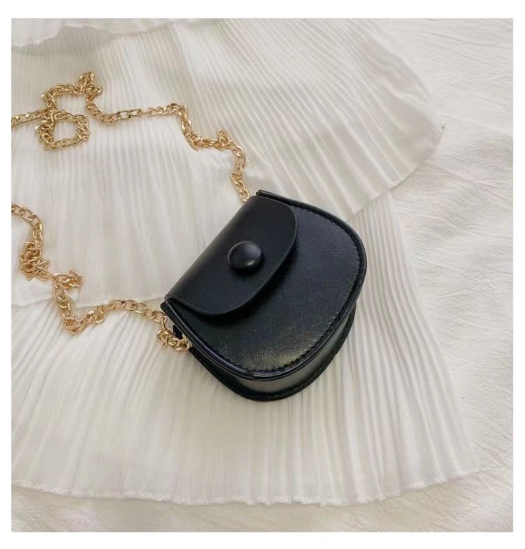 Women's Mini Saddle Korean Versatile Chain Crossbody Bags