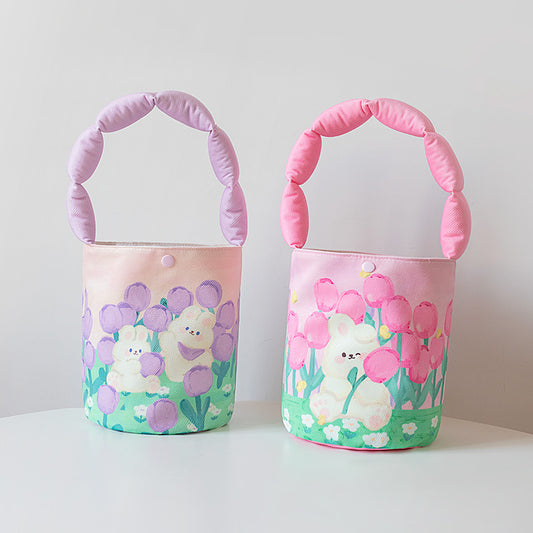 Women's Summer Underarm Design Cute Cotton Handbags