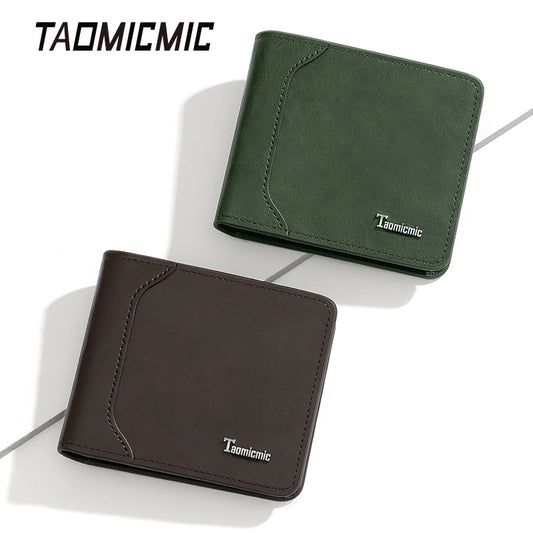 Men's Certificate Business Short Retro Multiple Slots Men's Wallets