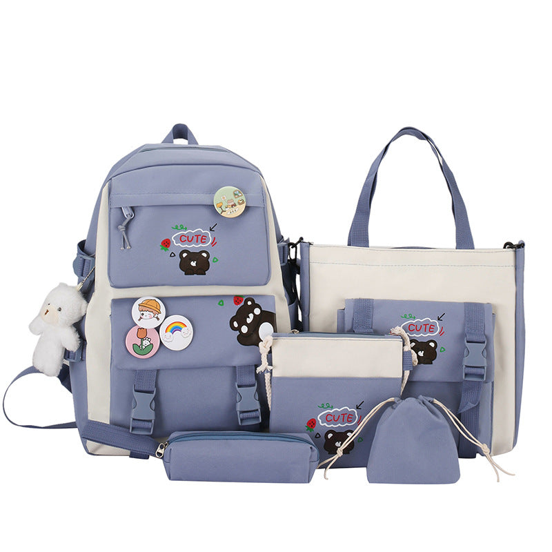 Comfortable Campus Cute Primary Junior's Simple Backpacks
