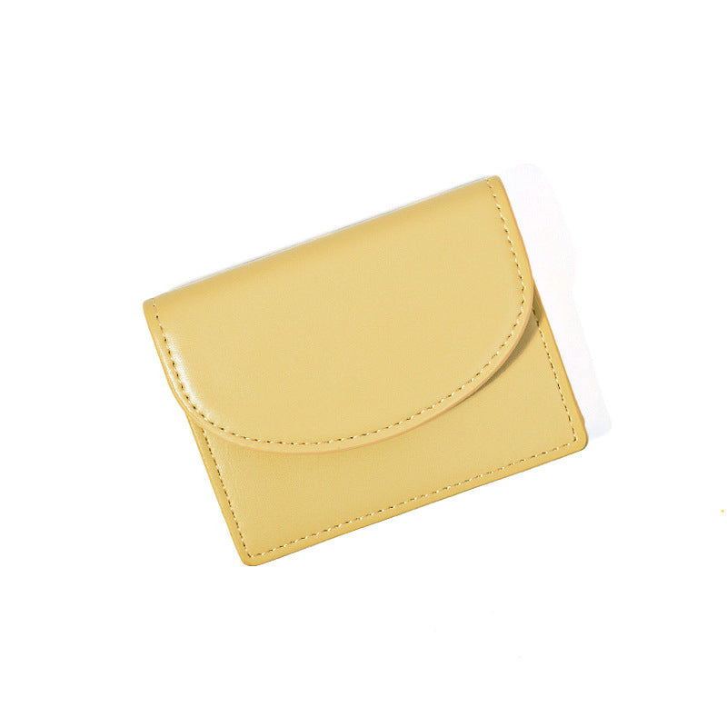 Women's Korean Style Solid Color Simple Ladies Wallets