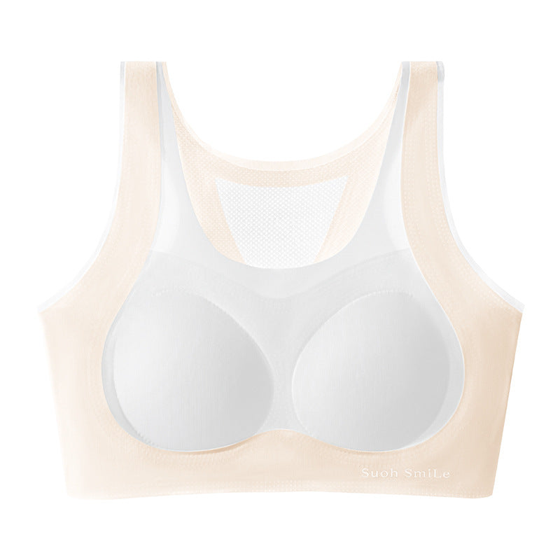 Development Period Traceless Ventilation Vest Shockproof Junior Bras