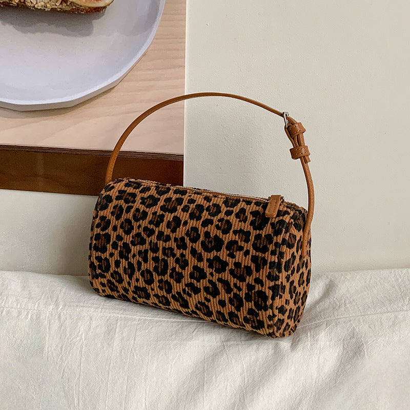 Women's Leopard Print Pillow Simple High-grade Mini Women's Messenger Bag