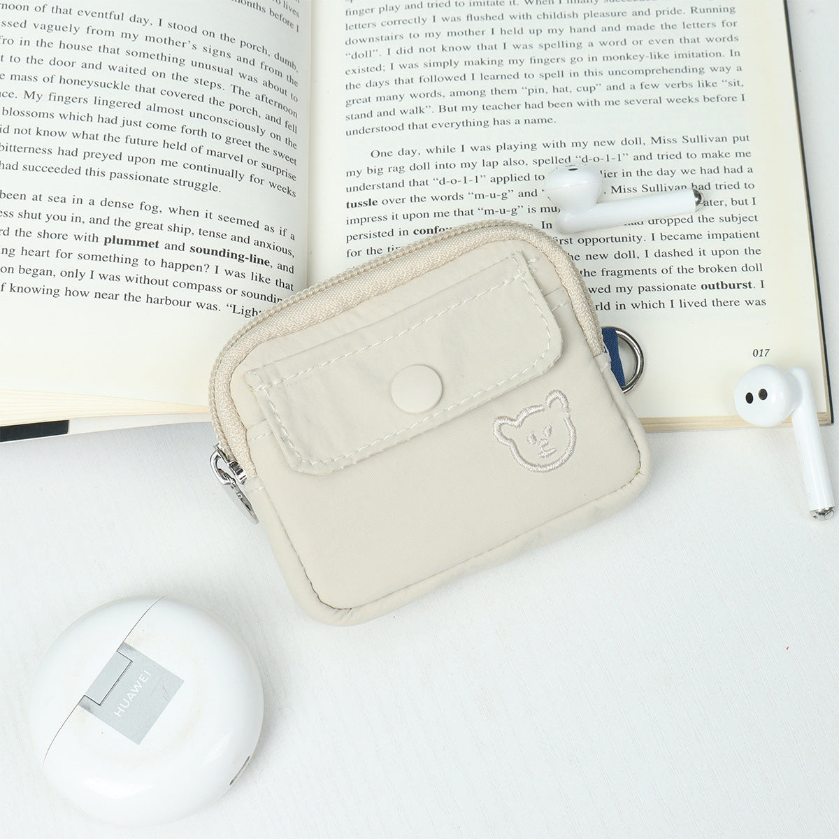 Women's Applicable Bank Earphone Change Protective Cover Ladies Wallet