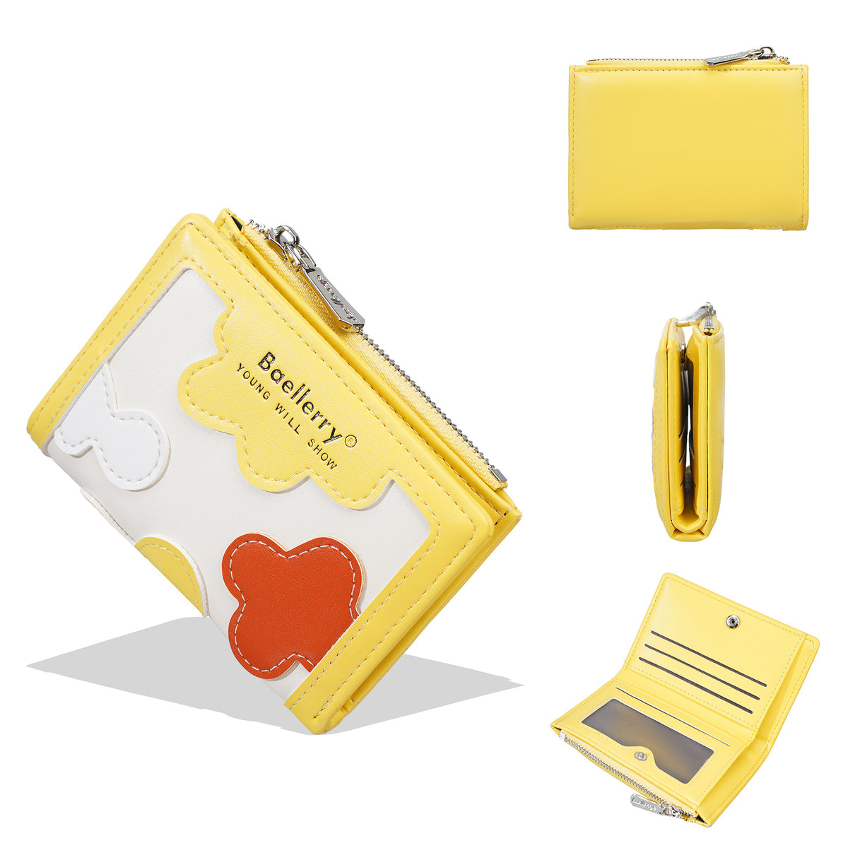 Women's Short High-grade Contrast Color Cartoon Fashion Fresh Ladies Wallet
