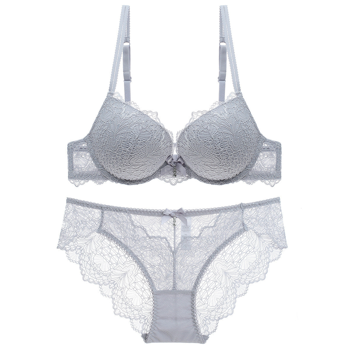 V Small Breast Exaggerating Push Up Lingerie Sets