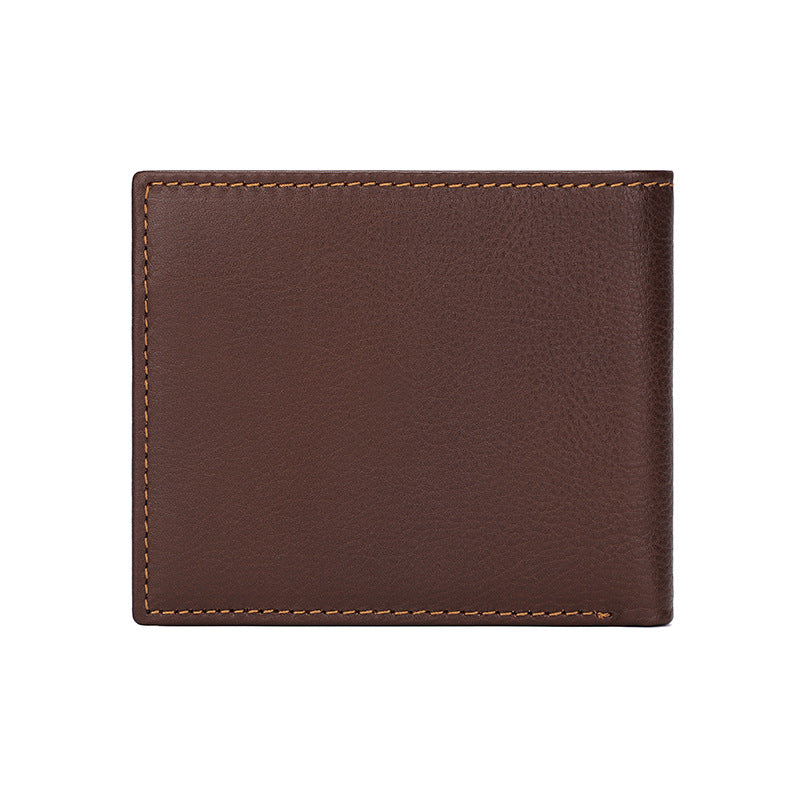 Men's Retro Cowhide Multi Slots Genuine Leather Men's Wallets