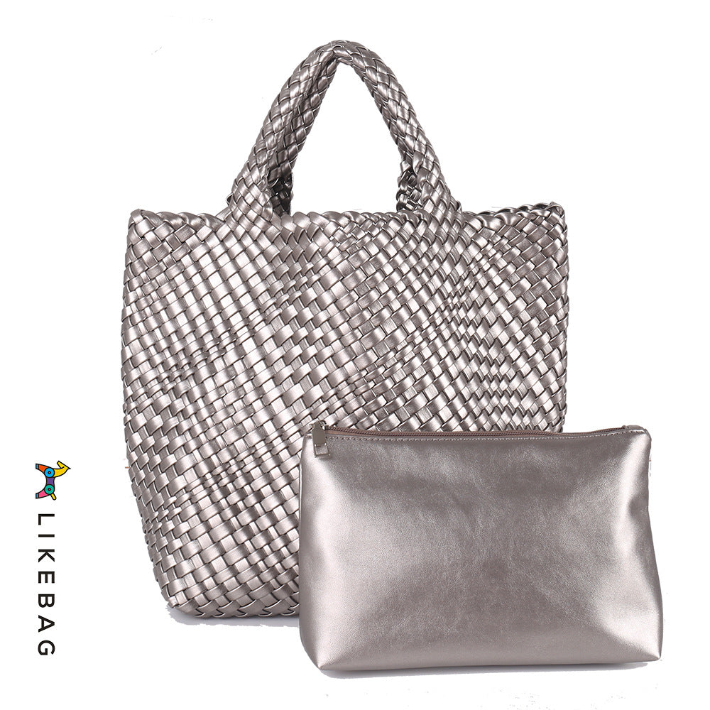 Women's Handmade Woven Fashion Large Capacity Totes Women's Shoulder Bag