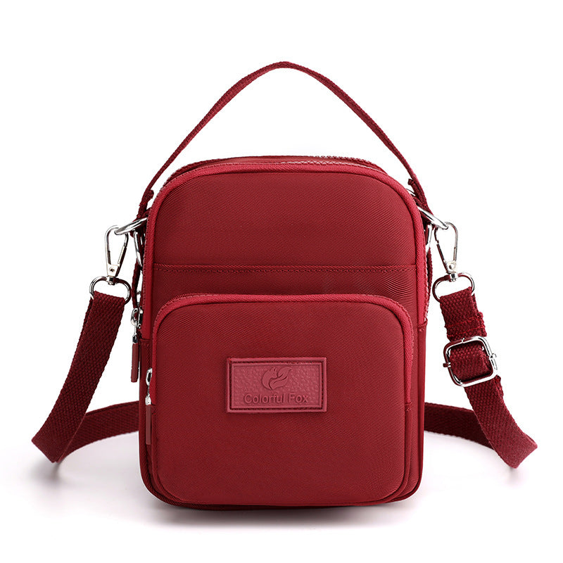 Women's Fashion Trendy Leisure Mobile Waterproof Nylon Crossbody Bags