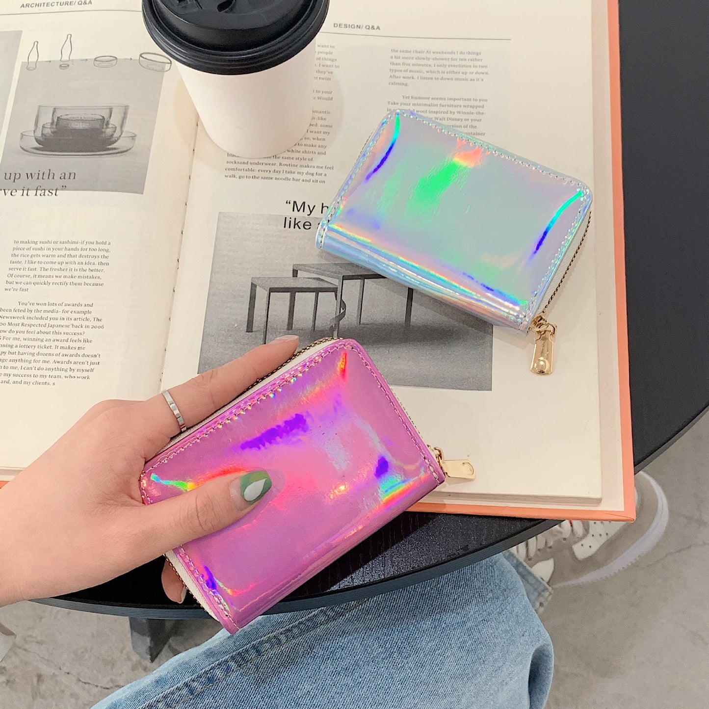 Women's & Men's & Large Capacity Multiple Slots License Clip Set Card Holder