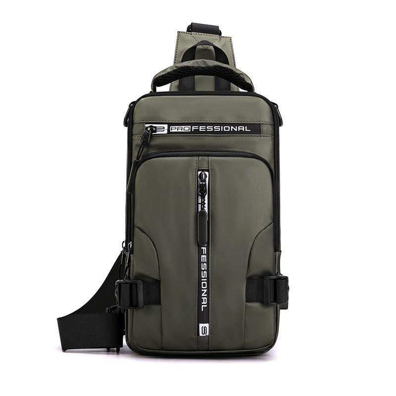 Men's Multifunctional Fashion Waterproof Space Cloth Men's Chest Bags
