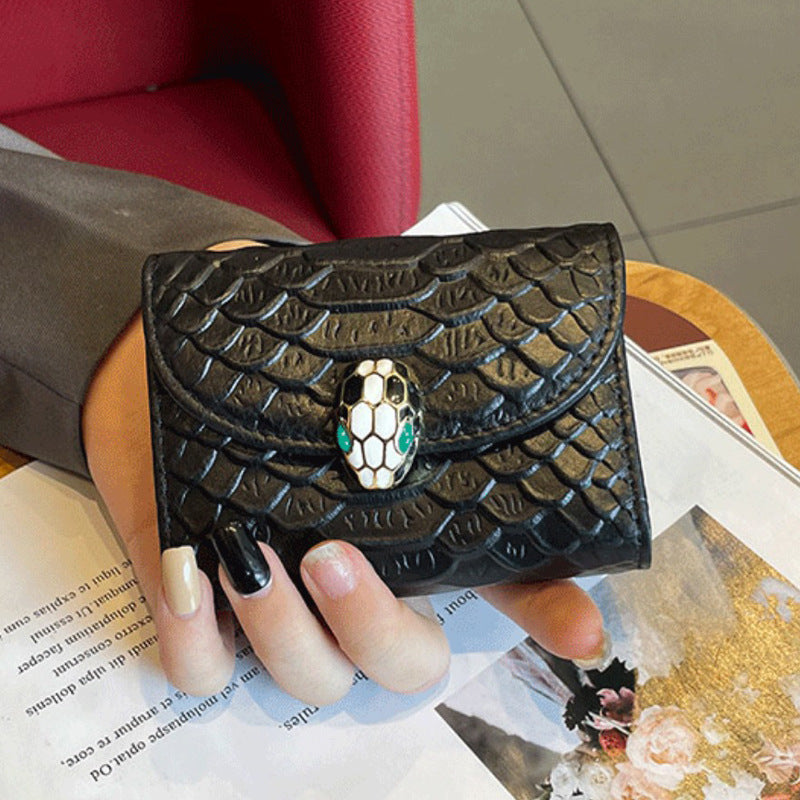 Women's Genuine Leather Exquisite Multiple Slots Card Holder