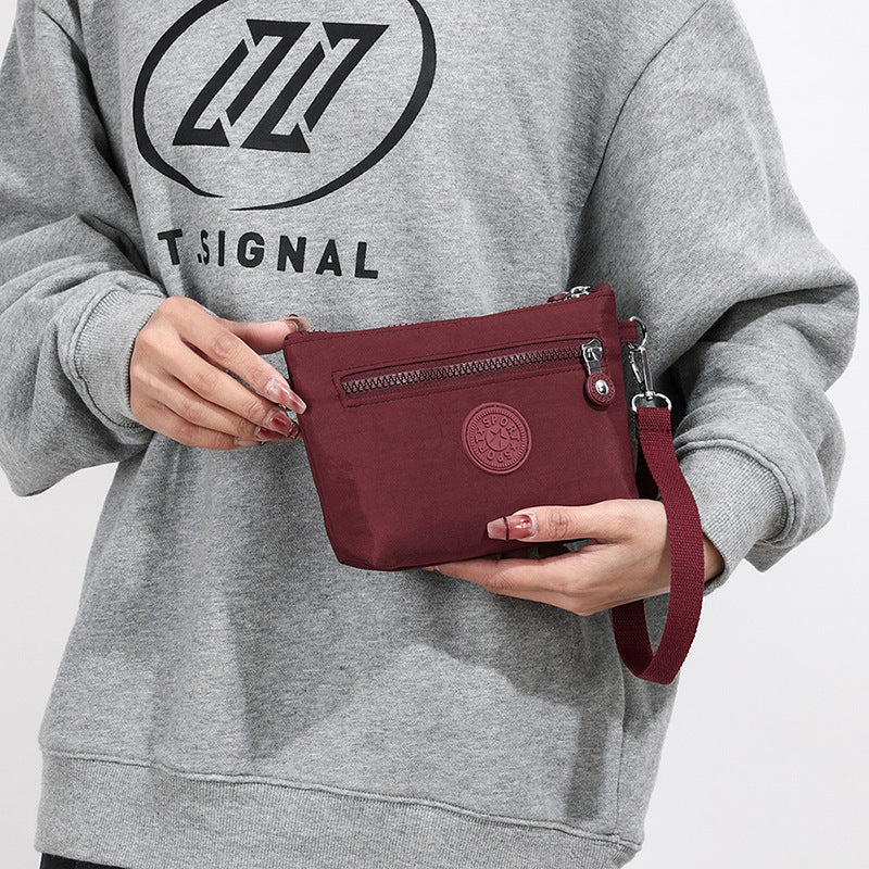Women's Mobile Mini Trendy High-grade Canvas Wrist Women's Messenger Bag